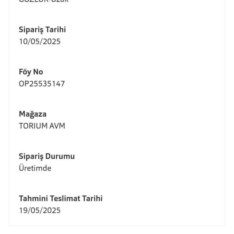 Gözlüğüm Teslim Edilmiyor, Üretim Süresi Belirsiz!