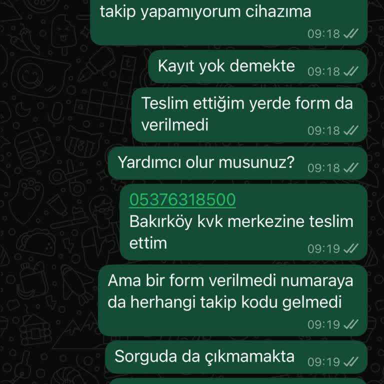 KVK Teknik Servisinde Takip Sorunu Ve Müşteri Hizmetlerine Ulaşılamıyor