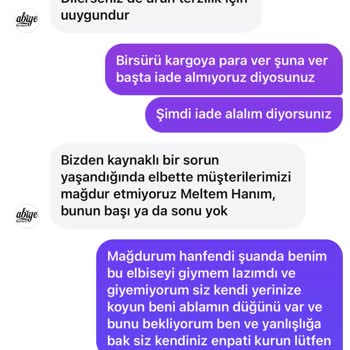 Yanlış Beden Ve Kalitesiz Ürünle Sorunlu Değişim Süreci