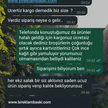 Kalitesiz Ürün Ve Kötü Müşteri Hizmeti Deneyimi