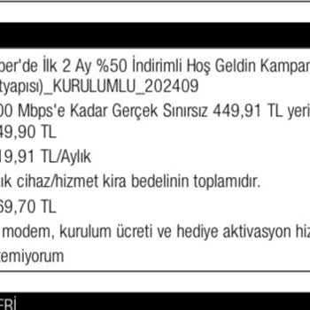 Kampanya Fiyatı Sözleşmeye Aykırı Şekilde Artırıldı, Müşteri Temsilcisi Yardımcı Olmadı