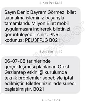 İptal Edilen Konser İçin Bilet İadesi Yapılmadı