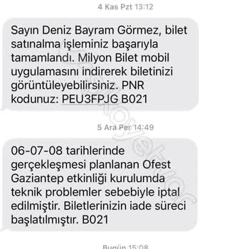 İptal Edilen Konser İçin Bilet İadesi Yapılmadı