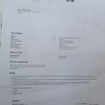 Arnica Kablosuz Süpürgede Tekrarlayan Arıza Ve Değişim Sorunu