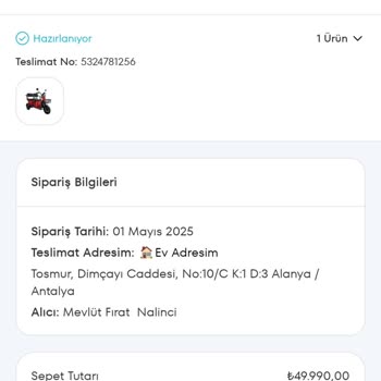 A101'den Aldığım Elektrikli Motor 23 Gündür Teslim Edilmedi, Çözüm Sunulmuyor