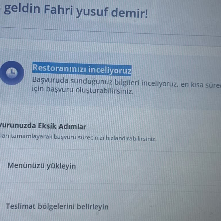 GetirYemek İş Ortaklığı Başvurusunda İlgisizlik Ve Çözüm Eksikliği