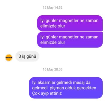 Anneler Günü Siparişi Eksik Ve Kırık Teslim Edildi Mağduriyet Giderilmedi