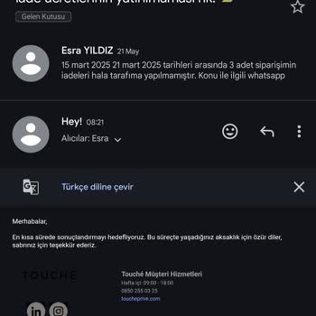 Touche İade Süreci Gecikiyor, İletişim Ve Şeffaflık Yok