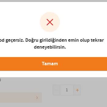 Kampanya İndirimi Yanıltıcı, Kod Çalışmıyor!
