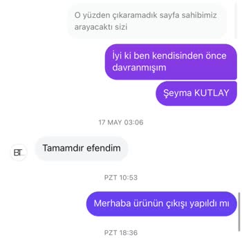 Sipariş Verdiğim Ürün Gönderilmedi, İletişim Sağlanmıyor Ve İade Talebim Var