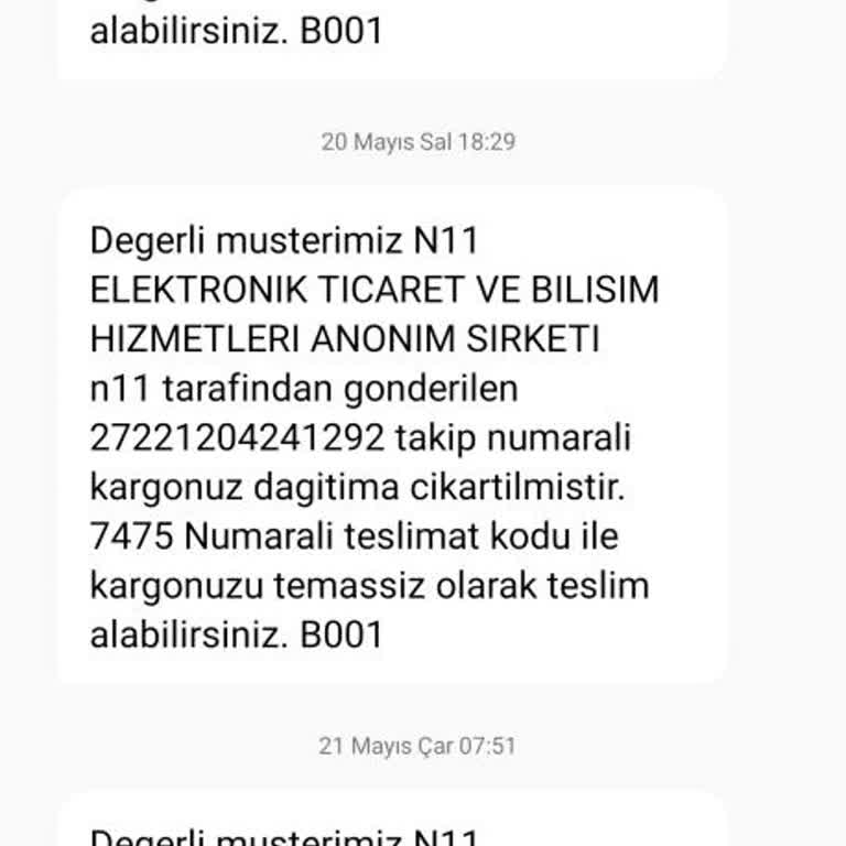Kargom Teslim Edilmeden Şubeye Geri Döndü, Yanıltıcı SMS'lerle Mağdur Oldum