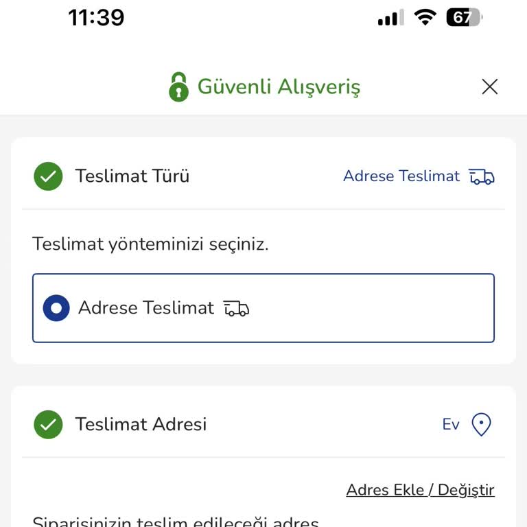 Mağazadan Teslimat Seçeneği Artık Yok!