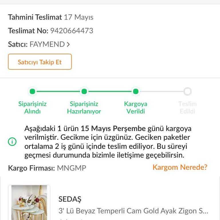Anneler Günü Hediyem Kayboldu Siparişim İptal Edildi Bilgi Verilmedi