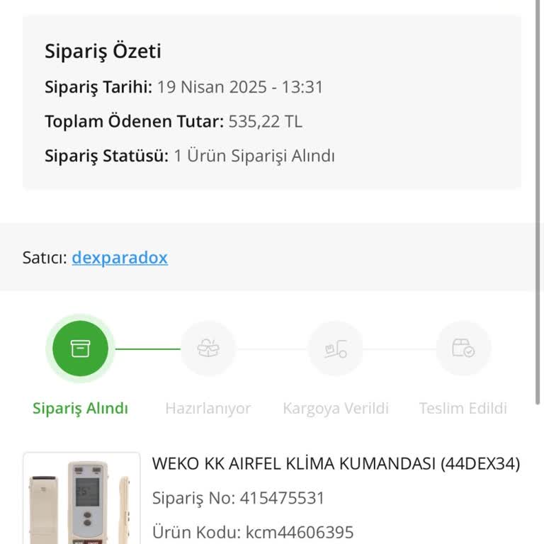 Siparişimde Yaşanan Gecikme Ve Yetersiz Bilgilendirme Nedeniyle Mağduriyet