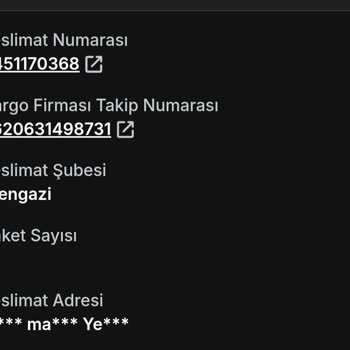 Tanımadığım Kişiye Teslim Edilen Kargomun Bulunmasını İstiyorum