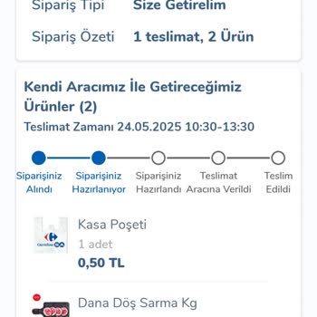 Carrefour SA Dana Döş Sarma Siparişinde Yanıltıcı Kıyma İfadesi Ve Tüketici Mağduriyeti