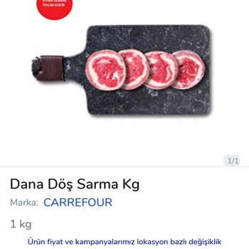 Carrefour SA Dana Döş Sarma Siparişinde Yanıltıcı Kıyma İfadesi Ve Tüketici Mağduriyeti