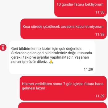 Faturam 10 Gündür Gelmedi Destek Süreci İlgisiz Ve Yanıltıcıydı