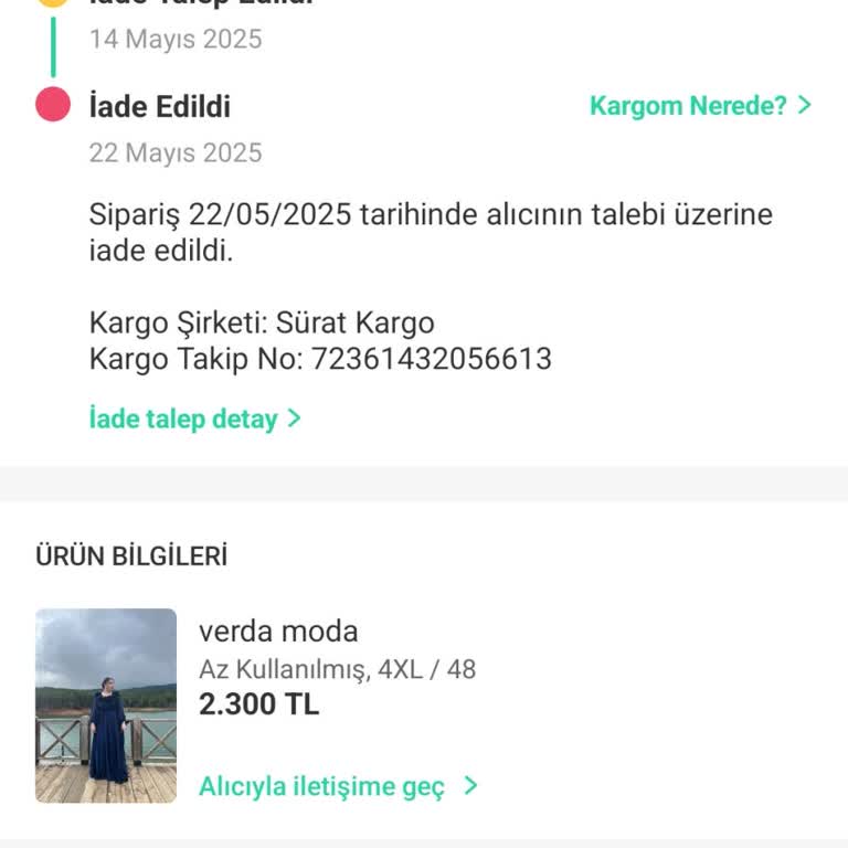 Teslim Edilmediği Halde Kayıp Olan Kargo İçin Çözüm Bekliyorum