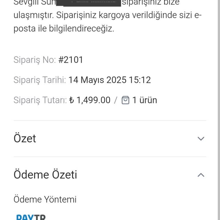Siparişim Gönderilmedi, Cevap Alamıyorum