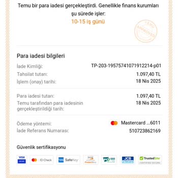 Temu'dan Yapılan İadeler Bir Aydır Gerçekleşmedi