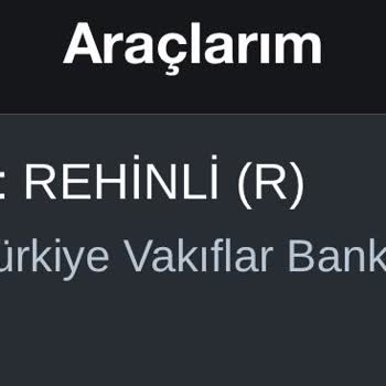 Kredi Borcu Bitmesine Rağmen Araç Rehni Kaldırılmadı