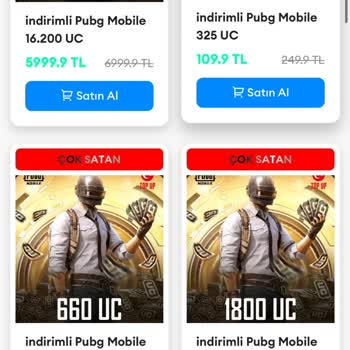 Satın Aldığım UC Hesabı Teslim Edilmedi