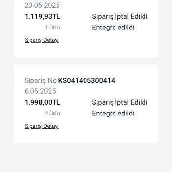 Siparişlerim Tedarik Edilemedi, 20 Gündür Mağdur Ediliyorum
