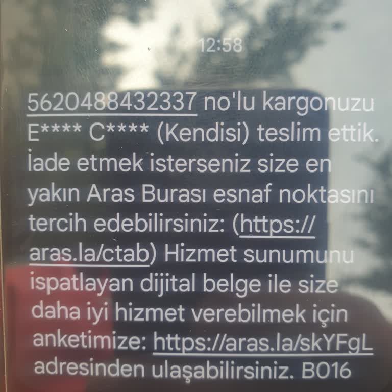Kargom Sokağa Bırakılıp Teslim Edilmeden Gidildi!