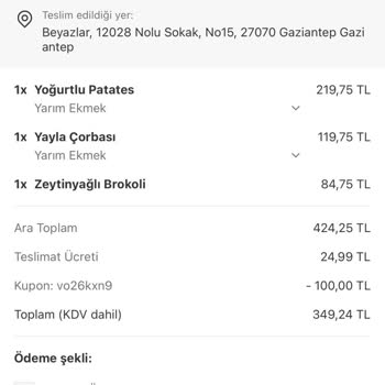 Yemek Sepeti'nde Ücret İadesi Ve Müşteri Hizmetleri Sorunu