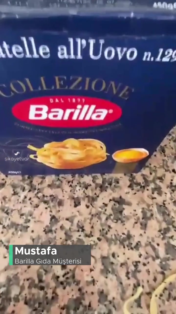 Barilla Makarnadan Böcek Çıktı videonun kapak resmi
