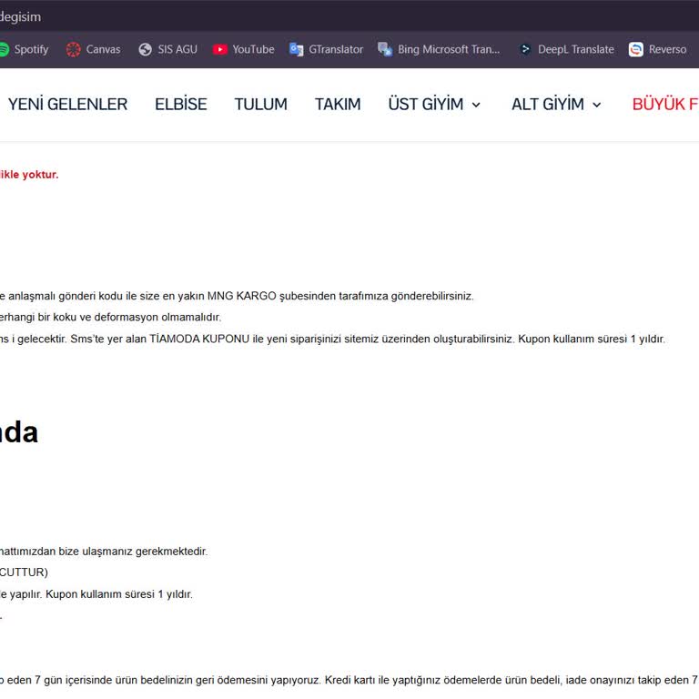 İade Kargo Ücretinde Haksız Kesinti