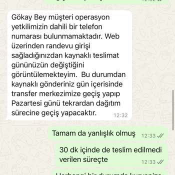 Adres Ve Teslimat Günü Değişikliği Mağduriyeti
