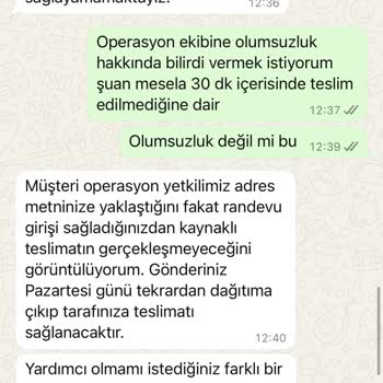 Adres Ve Teslimat Günü Değişikliği Mağduriyeti
