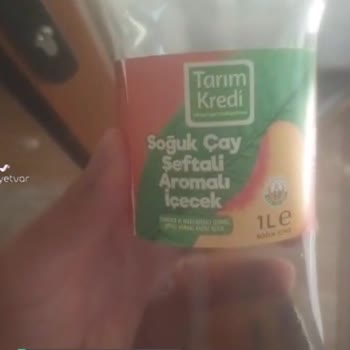 Tarım Kredi Kooperatif Market Şeftali Aromalı Soğuk Çayı Tadı Çok Kötü