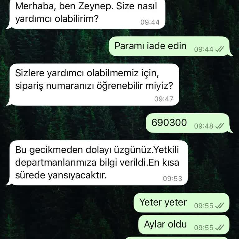 İade Sürecinde Uzun Süreli Gecikme Ve İletişimsizlik Yaşıyorum