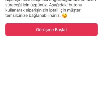 Siparişin Teslim Edilmemesi Ve Destek Yetersizliği