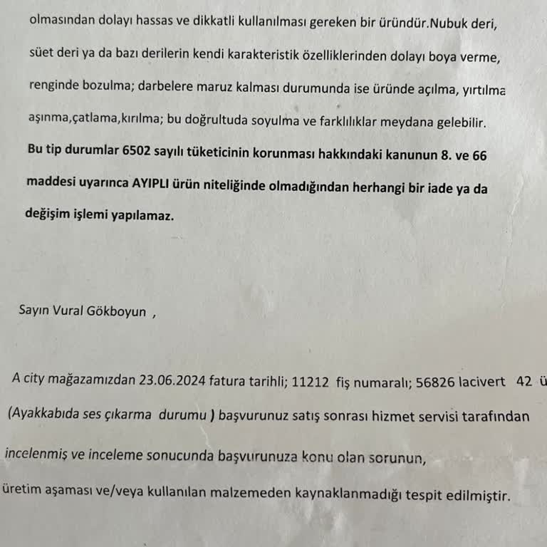 Tergan Ayakkabıda Kronik Ses Sorunu Ve Çözüm Beklentisi