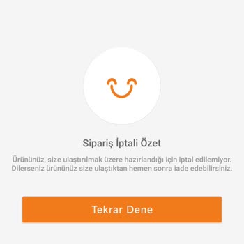 Siparişim Ne Geldi Ne İptal Edildi, Müşteri Hizmeti Sıfır!