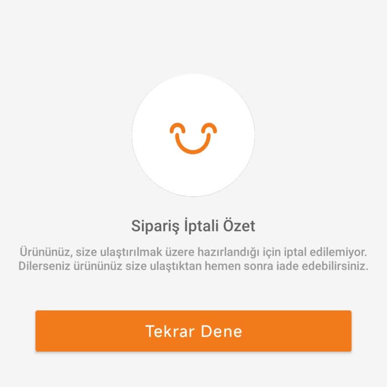 Siparişim Ne Geldi Ne İptal Edildi, Müşteri Hizmeti Sıfır!