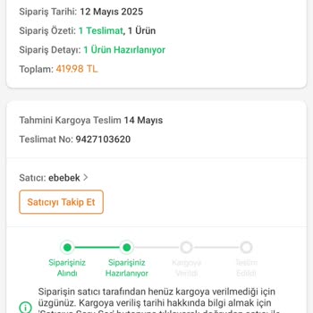 Siparişim Ne Geldi Ne İptal Edildi, Müşteri Hizmeti Sıfır!