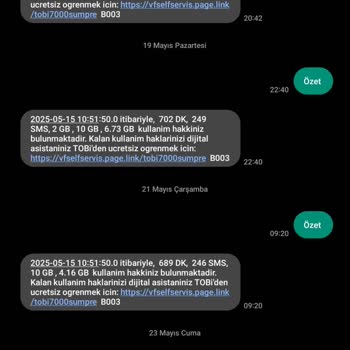 Vodafone'dan Aldığım Paketin İnternet Haklarımı Kullanamıyorum