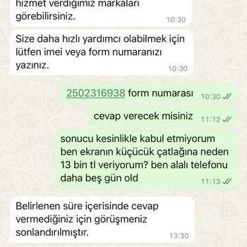 Satın Aldığım Telefon 4 Gün İçinde Bozuldu, Servis Ücreti Talep Edildi Ve Müşteri Hizmetlerine Ulaşılamıyor