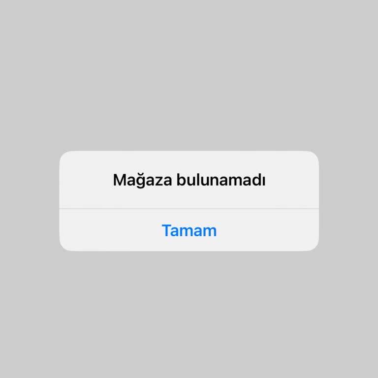 Sipariş Verdiğim Mağaza Bulunamıyor, Bilgi Almak İstiyorum