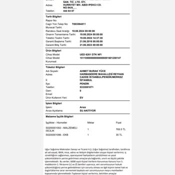 Uğur Derin Dondurucu: Arıza, Garanti Ve Servis Karmaşasıyla Mağduriyet