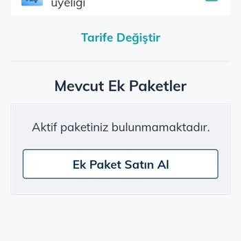 Tarife Değişikliği Talebim Yanlış Yönlendirildi