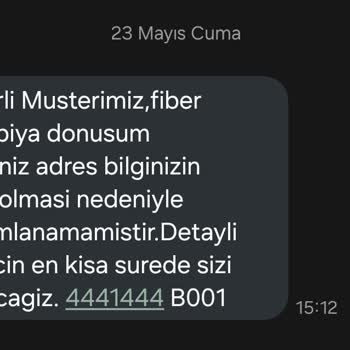 Defalarca Randevu Oluşturulmasına Rağmen Fiber İnternet Bağlantısı Yapılmadı