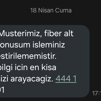 Defalarca Randevu Oluşturulmasına Rağmen Fiber İnternet Bağlantısı Yapılmadı