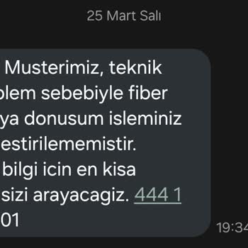 Defalarca Randevu Oluşturulmasına Rağmen Fiber İnternet Bağlantısı Yapılmadı