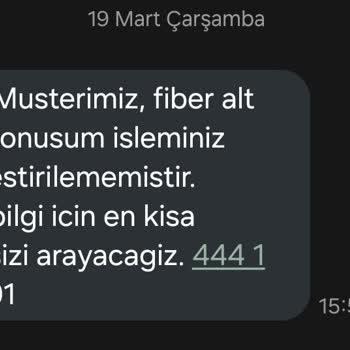 Defalarca Randevu Oluşturulmasına Rağmen Fiber İnternet Bağlantısı Yapılmadı